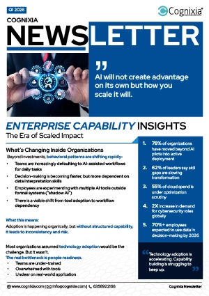Scaling AI Isn’t the Advantage Anymore - Cognixia Newsletter